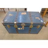 An early 20th Century steamer trunk