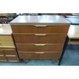 An Austin Suite teak chest of drawers