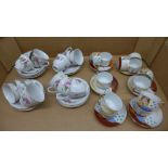 A Japanese Satsuma tea set and a Chinese tea set **PLEASE NOTE THIS LOT IS NOT ELIGIBLE FOR