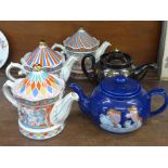 A Wade Tetley teapot and for other teapots