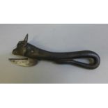 A vintage novelty bull can opener