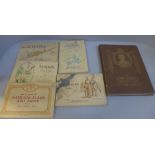 The Lord Roberts Memorial Fund stamp album and six John Player cigarette card albums