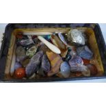 Assorted gemstones and mineral samples