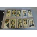 Cigarette cards:- album containing thirteen complete sets, Gallaher, John Player, etc.