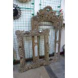 Two eastern carved wood frames
