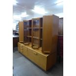 A teak room divider