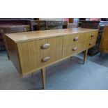 A teak sideboard