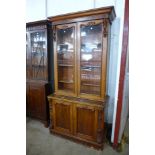 A Victorian mahogany bookcase