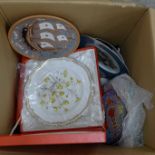 A collection of glassware, china, etc. **PLEASE NOTE THIS LOT IS NOT ELIGIBLE FOR POSTING AND