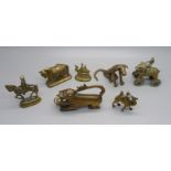 Asian brass figures