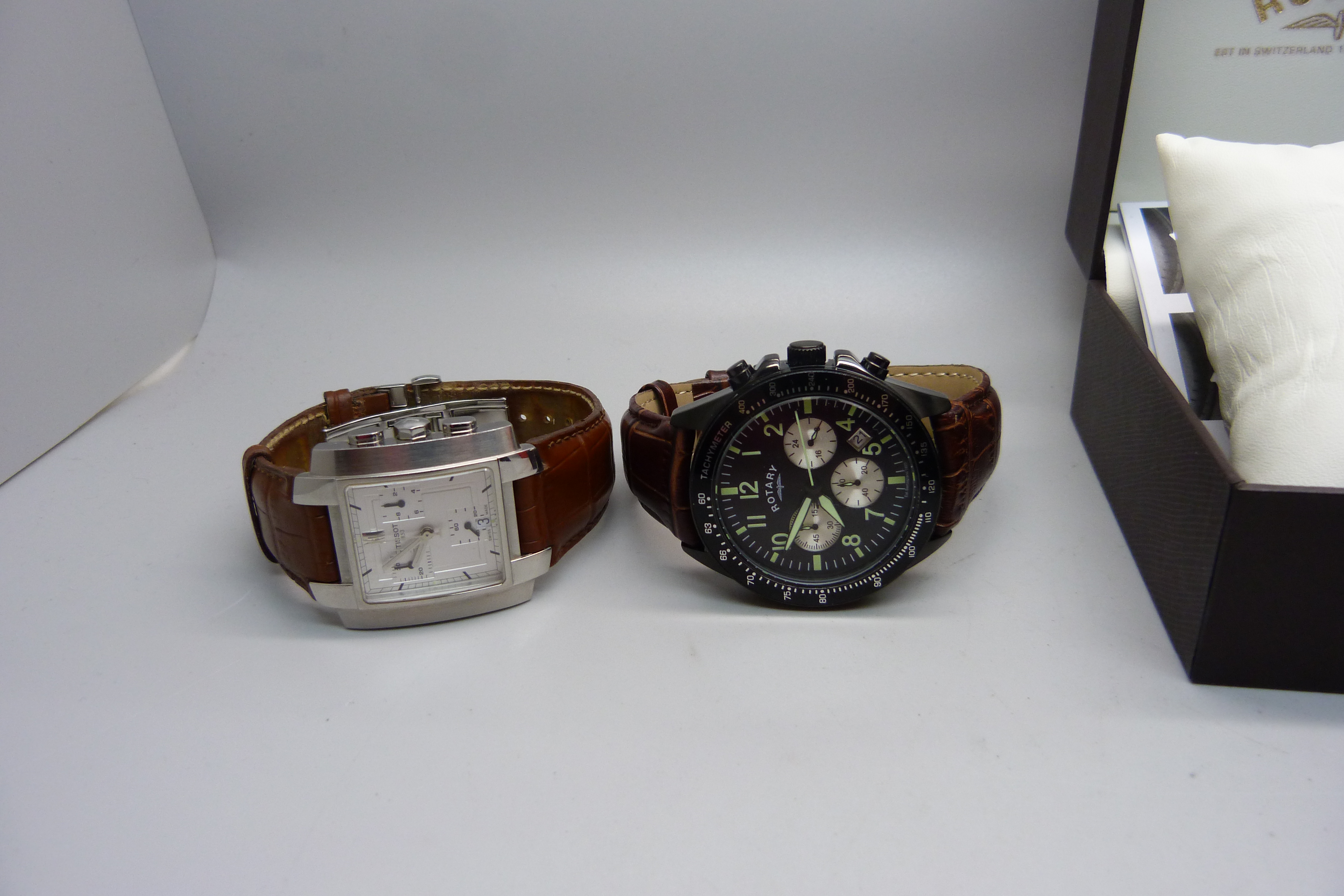 A gentleman's boxed Tissot wristwatch and a gentleman's boxed Rotary wristwatch - Image 4 of 5