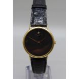 An 18ct gold Vacheron & Constantin Geneve dress wristwatch, the 33mm case marked 520950, on a