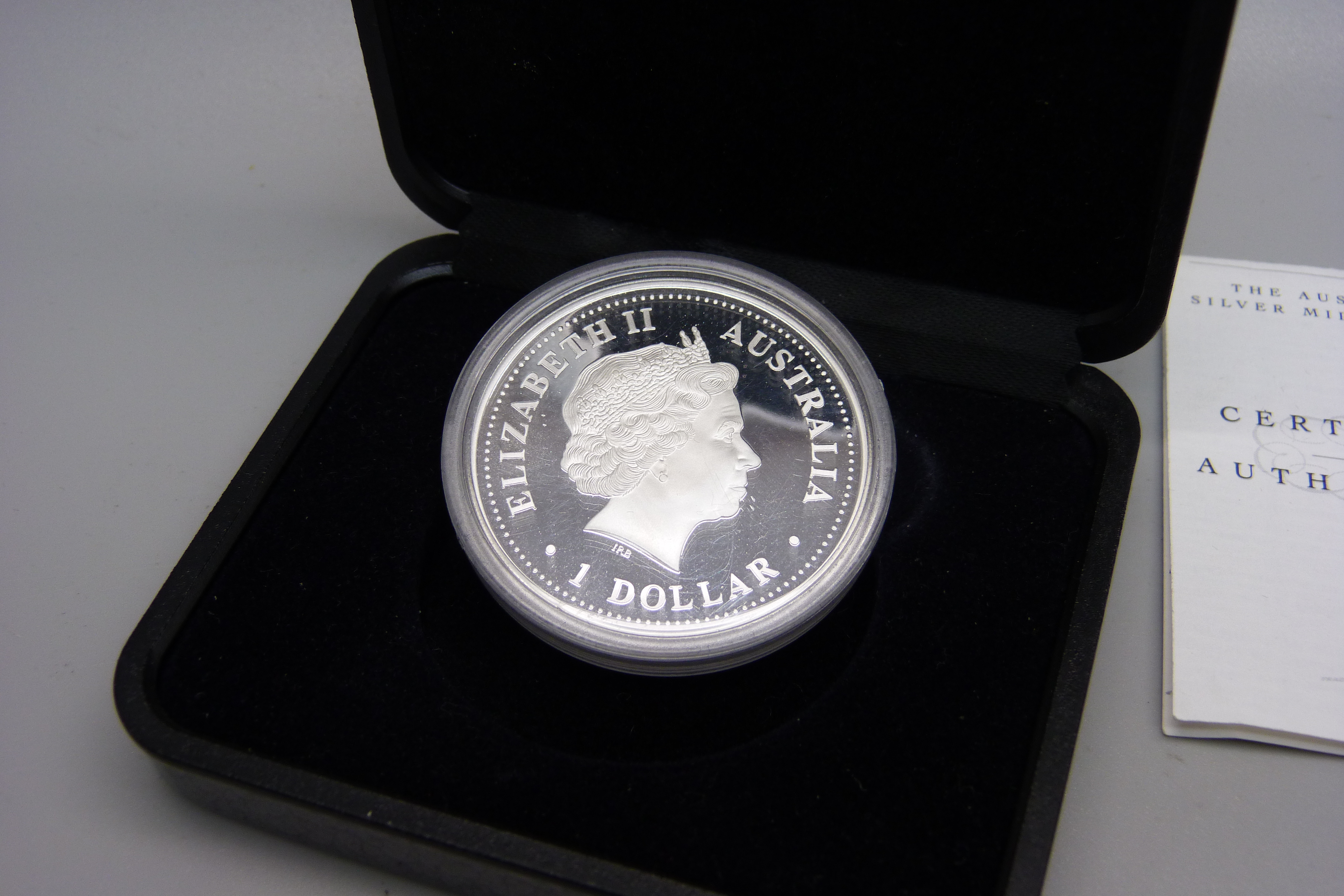 An Australian silver millennium coin, 1oz 999 silver - Image 3 of 3