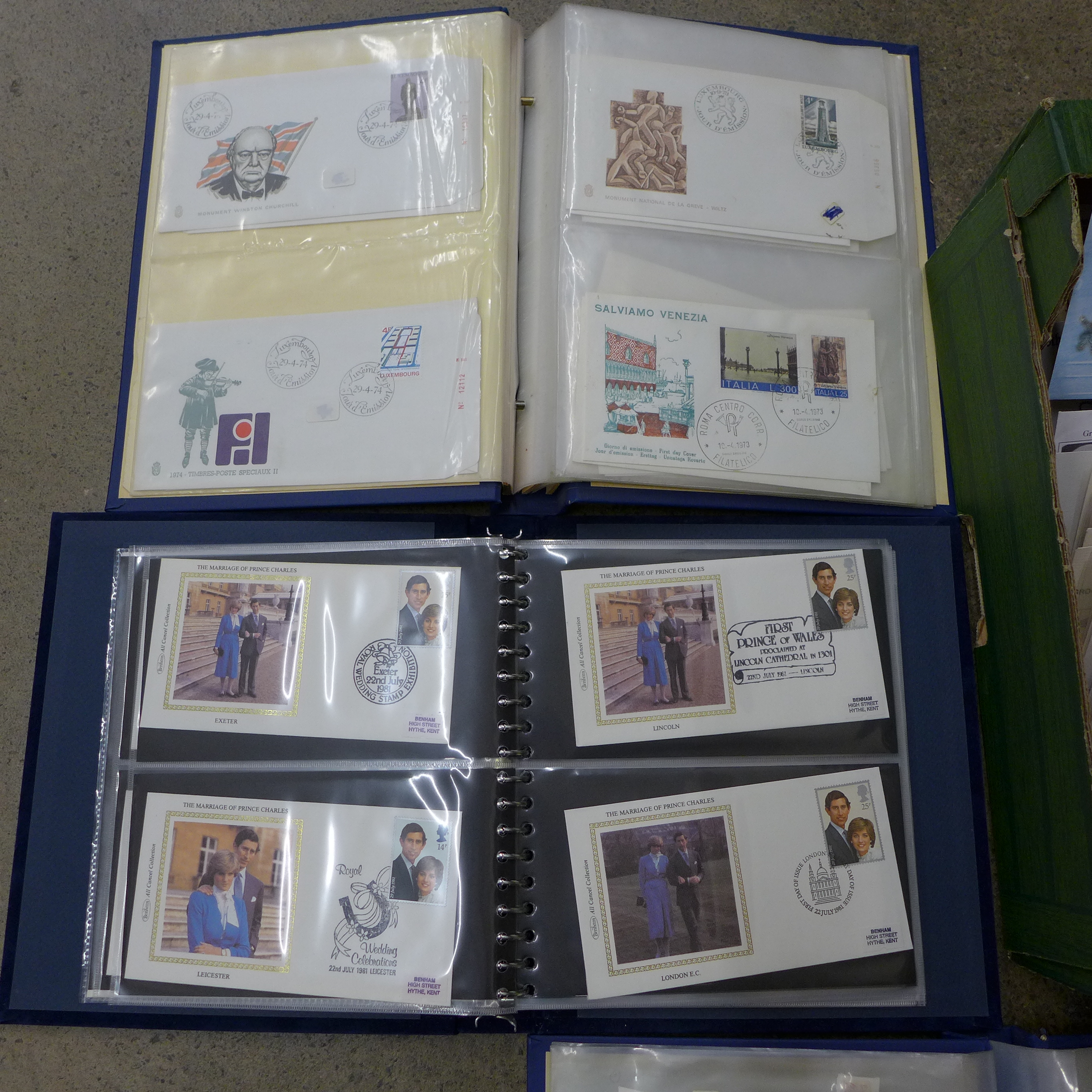 Stamps:- box of worldwide first day covers, in albums and loose - Image 3 of 3