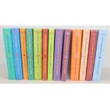 A collection of thirteen Series of Unfortunate Events novels