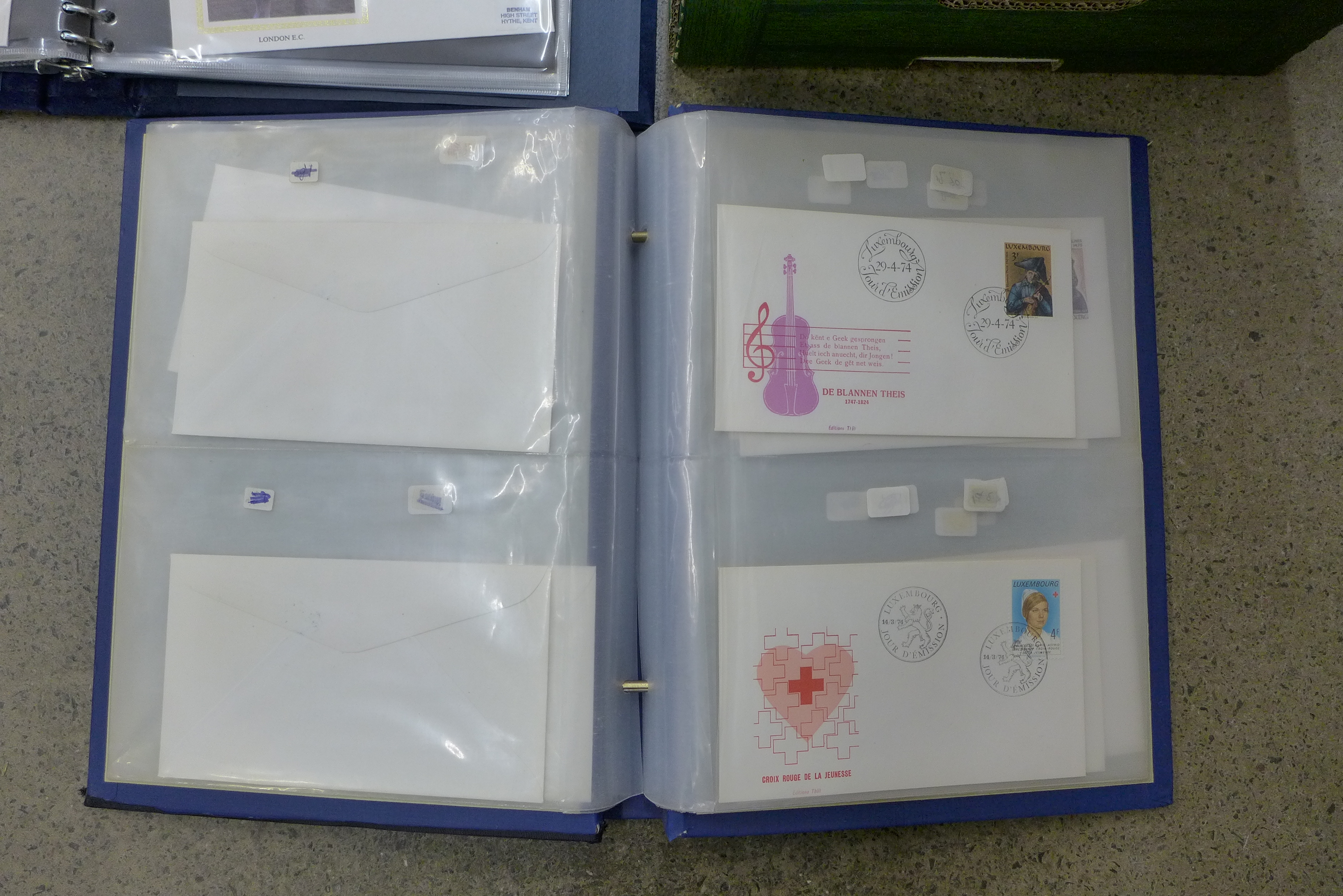 Stamps:- box of worldwide first day covers, in albums and loose - Image 2 of 3