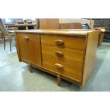 A small teak sideboard