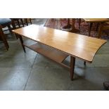 A Fyne Ladye teak coffee table, designed by Richard Hornby