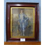 Continental School (19th Century), portrait of a gentleman, watercolour, unsigned, framed