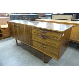 A Morris of Glasgow walnut sideboard