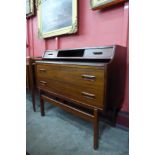 A Danish Vinde Mobelfabrik rosewood secretary chest, designed by Arne Wahl Iverson, CITES A10 no.