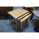 A G-Plan Quadrille teak nest of tables