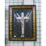 A framed crucifix