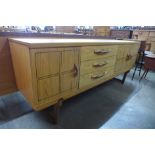 A teak sideboard