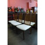 A set of six G-Plan Fresco teak dining chairs