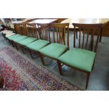 A set of six McIntosh teak dining chairs