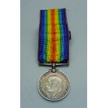 A WWI medal to 242789 Pte. T.P. Boyes, Northumberland Fusiliers