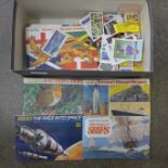 A collection of 1960's/70's Brooke Bond tea cards and others