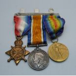 A set of three WWI medals to M2-115772 to Pte. D.C. Milne, A.S.C.