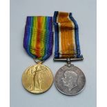 A pair of WWI medals to 30028 Pte. W.J. Boulton, Lancashire Fusiliers