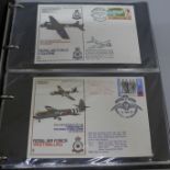 Stamps:- an album of RAF covers (46)