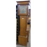 A 19th Century oak 30-hour longcase clock, the brass dial signed Jos. Kember