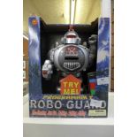 A Robo-Guard toy, boxed