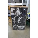 Pop music; Jazz at Eric's, Liverpool, original poster, 73.5cm x 41.5cm