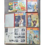 Five albums of Look and Learn magazines from 1960's and three annuals including Dandy **PLEASE