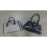A DKNY bag and a LK Bennet bag