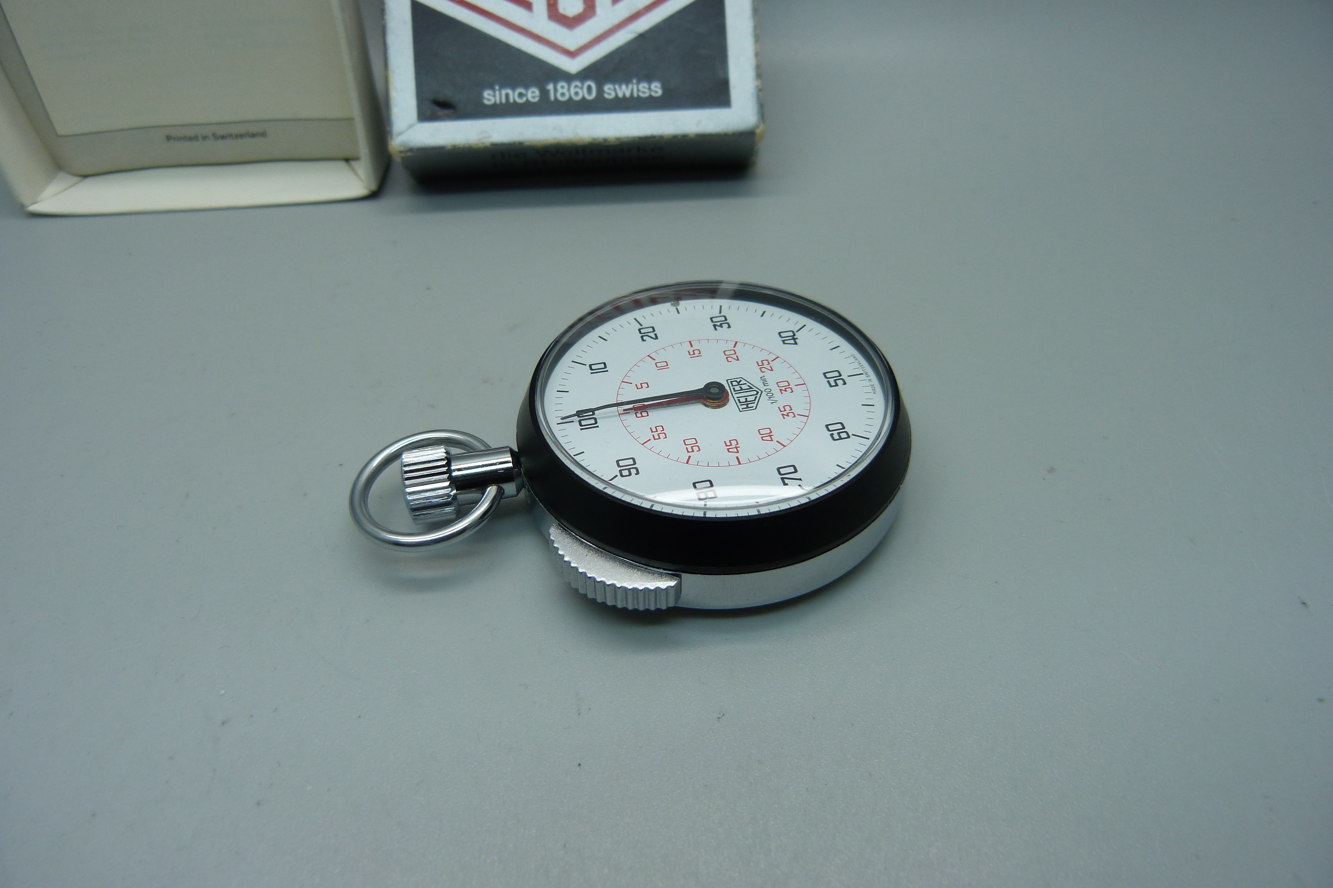 A Heuer stopwatch, boxed - Image 4 of 5