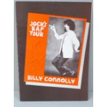 A Billy Connolly signed tour programme