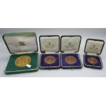 Three Royal Military Tournament medals, R.N.T.E. Shotley, cased, and a Royal Mint HM Tower of London