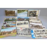 Postcards:- box of postcards, vintage to modern