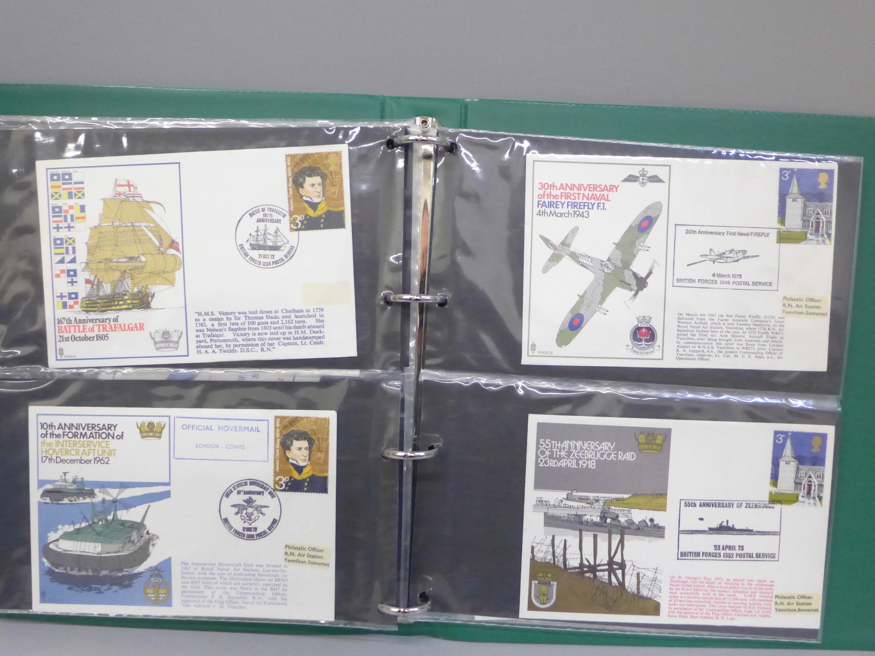 Stamps:- album of Fleet Air Arm and Royal Navy covers, (35) - Image 4 of 6