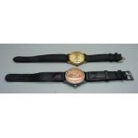 Two wristwatches, A. Rothfischer and Watex