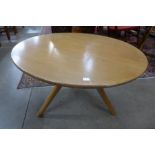 A G-Plan Brandon light oak circular coffee table