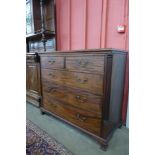 A Regency mahogany chest of drawers