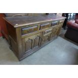 A George II style oak dresser