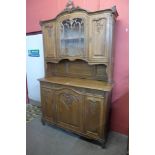 A 19th Century Flemish carved oak Liege side cabinet